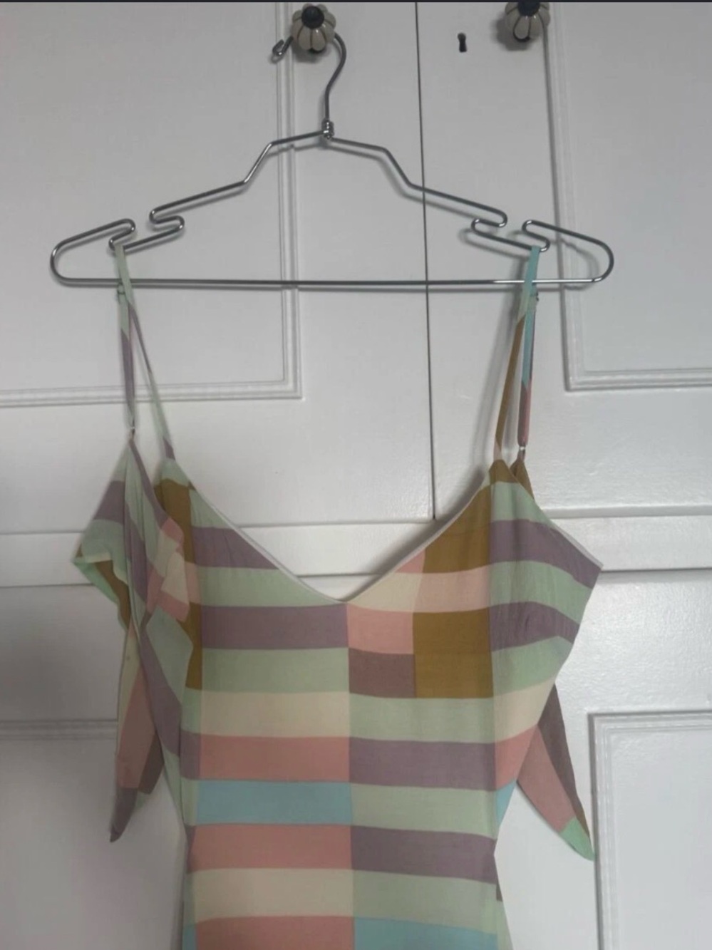 Mara Hoffman Pastel Stripe Cutout Maxi Dress - Picture 4 of 4